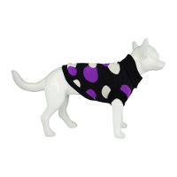 Dan & Sam Dog Jumper Purple & White Polka Dot