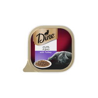 Dine Classic Collection Slices with Tender Turkey Wet Cat Food 85gm