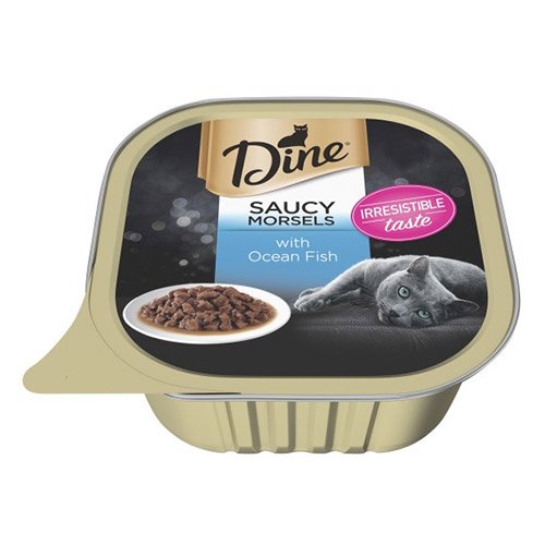 Dine Cat Adult Saucy Morsels Ocean Fish