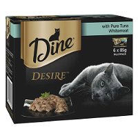 Dine Desire Adult Cat Wet Canned Food (Pure Tuna Whitemeat) 85g x 24