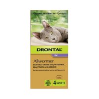 Drontal Wormers For Small Cats 4Kg