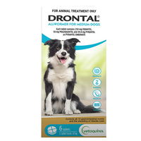 Drontal Wormers Tabs For Dogs 10Kg (Aqua)