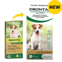 Drontal Wormers Tabs For Dogs 3Kg (Green)