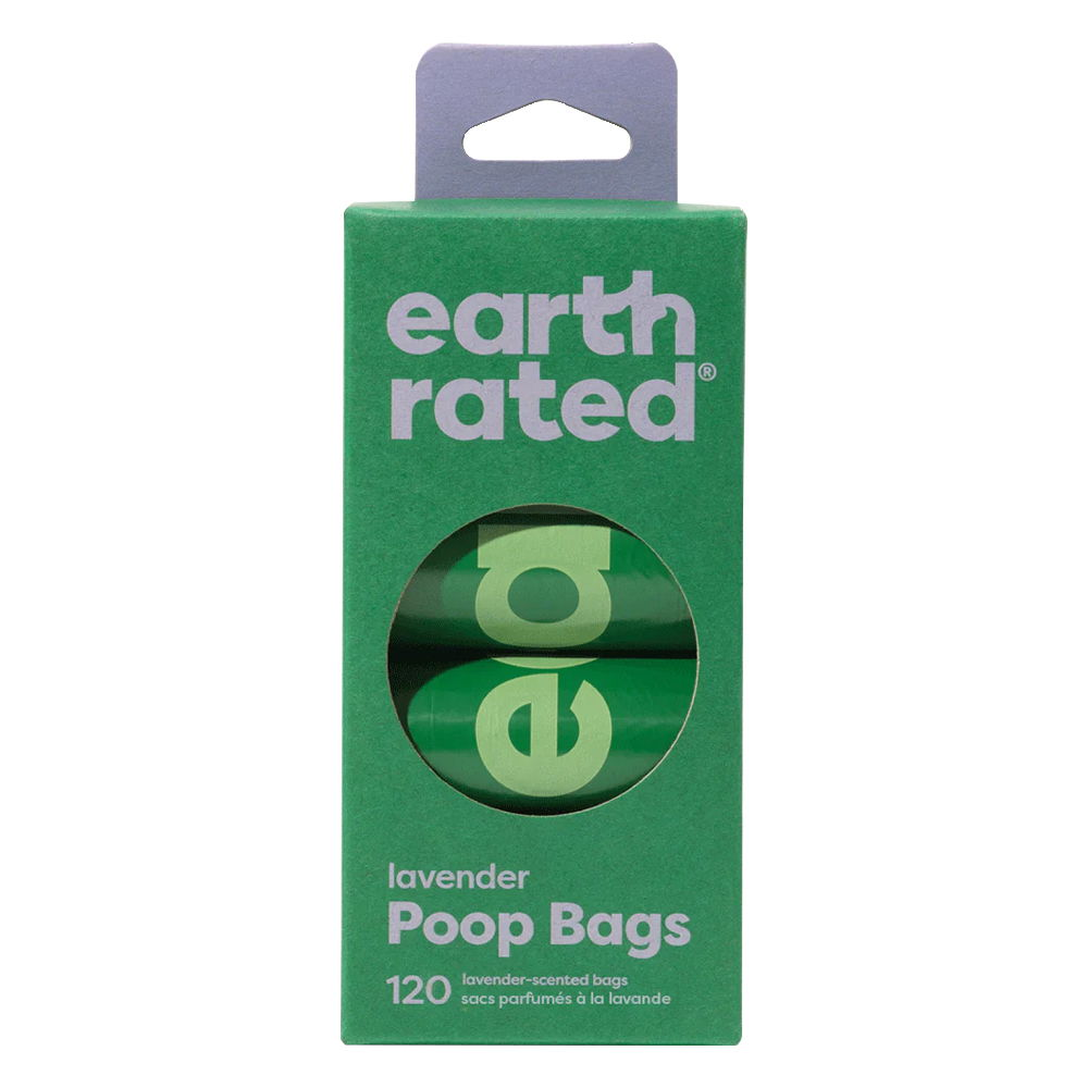 Earth Rated 120 Dog Poop Bags on 8 refill rolls