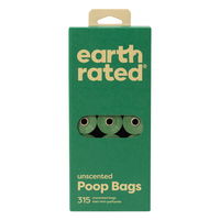 Earth Rated Dog Poop Bags Refill Rolls - Unscented