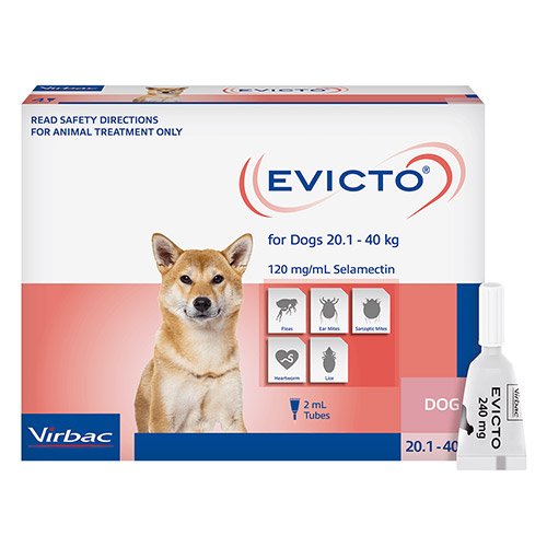 Evicto Spot-on FOR LARGE DOGS 20-40KG (PINK)