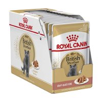 Royal Canin British Shorthair In Gravy Adult Over 12 Months Pouches Wet Cat Food 85 Gms