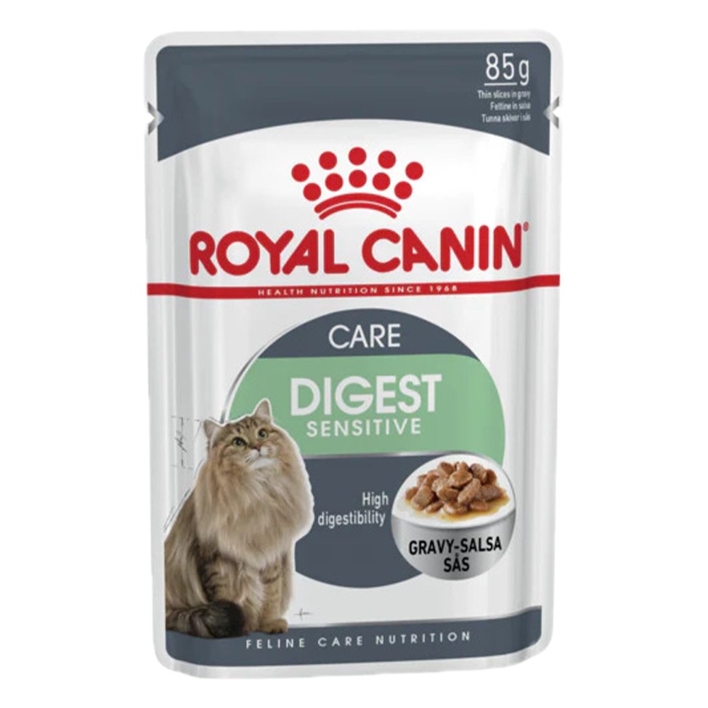 Royal Canin Digest Care In Gravy Adult Pouches Wet Cat Food