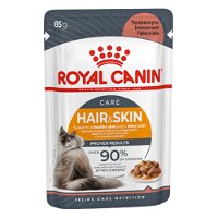 Royal Canin Hair & Skin Loaf Adult Wet Cat Food Pouches 85 Gms