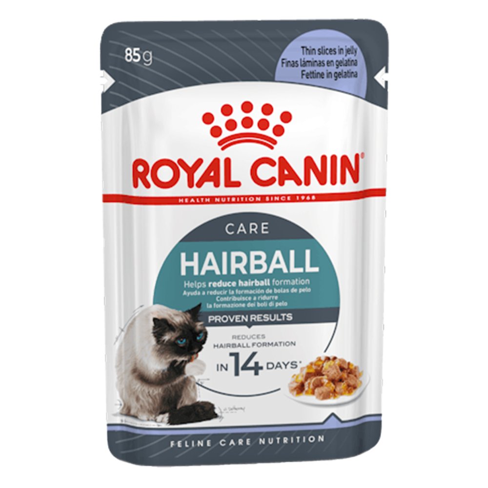 Royal Canin Hairball Care In Jelly Adult Pouches Wet Cat Food