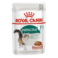 Royal Canin Instinctive In Gravy 7+ Years Adult Mature Pouches Wet Cat Food 85 Gms