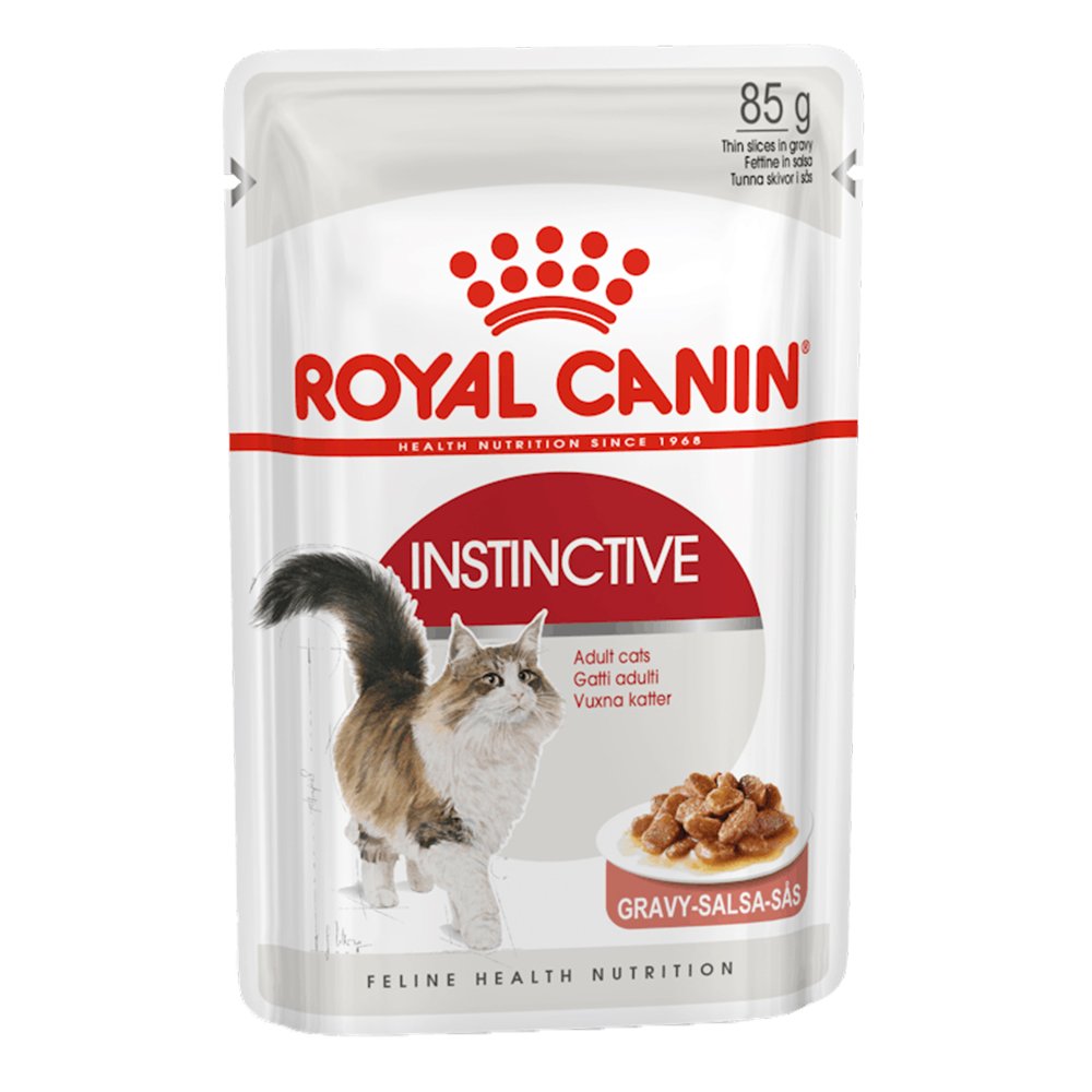 Royal Canin Instinctive In Gravy Adult Pouches Wet Cat Food