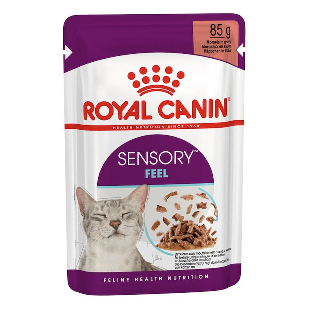 Royal Canin Sensory Feel In Gravy Adult Pouches Wet Cat Food