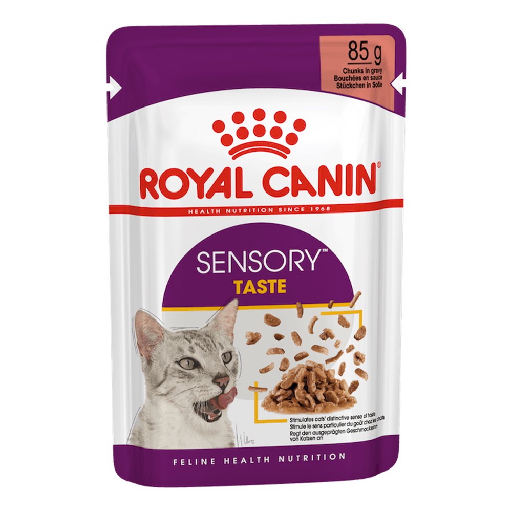 Royal Canin Sensory Taste In Gravy Adult Pouches Wet Cat Food