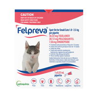 Felpreva Spot-On for Small Cats 1 to 2.5kg