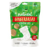 The Pet Project Gingerbread Cookies Natural Dog Treats 