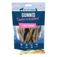 Gunni's Taste of Iceland Whole Herring Dog Treats 