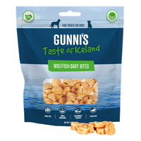 Gunni's Taste of Iceland Dog Treats Wolffish Baby Bites 