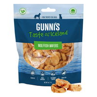 Gunni's Taste of Iceland Wolffish Wafers Dog Treats