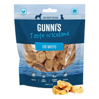 Gunni's Taste of Iceland Dog Treats Cod Wafers