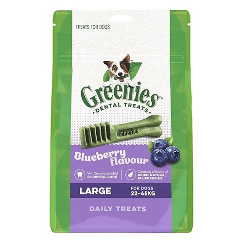 Greenies Blueberry Dental Treats Large for Dogs 340g
