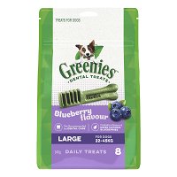 Greenies Blueberry Dental Treats For Dogs - Large (22-45 kg) for Dogs 340g