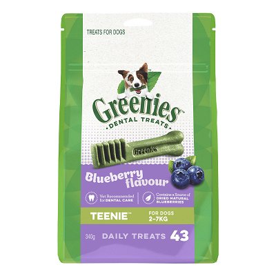 Greenies Blueberry Dental Treats For Dogs - Teenie (2-7 kg)