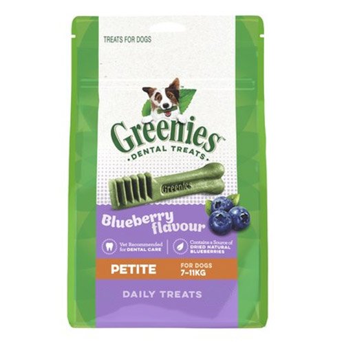 Greenies Blueberry Dental Treats For Dogs - Petite (7-11 kg)