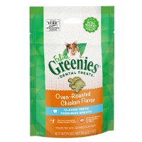 Greenies Feline Roasted Chicken Flavour Dental Treats For Cats 60 gm
