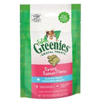 Greenies Feline Salmon Flavour Dental Treats For Cats 60 gm
