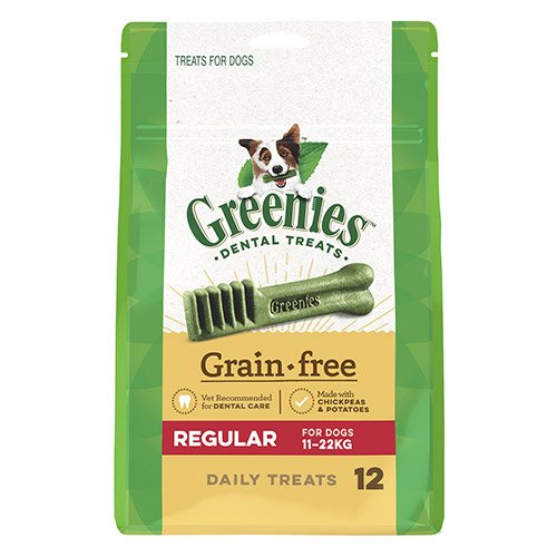 GREENIES Grain Free Regular Dog Dental Treats 11-22 KGS