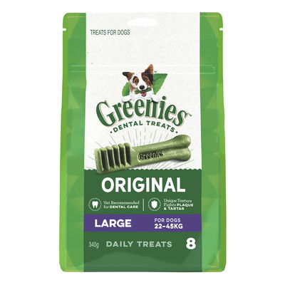 Greenies Original Dental Dog Treats Large 22 - 45kg 340 Gm