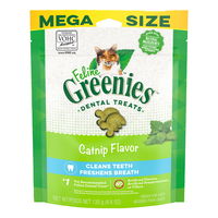 Greenies Feline Catnip Flavor Dental Cat Treats 130 Gm