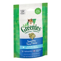 Greenies Feline Tuna Flavour Dental Treats For Cats 130 Gm