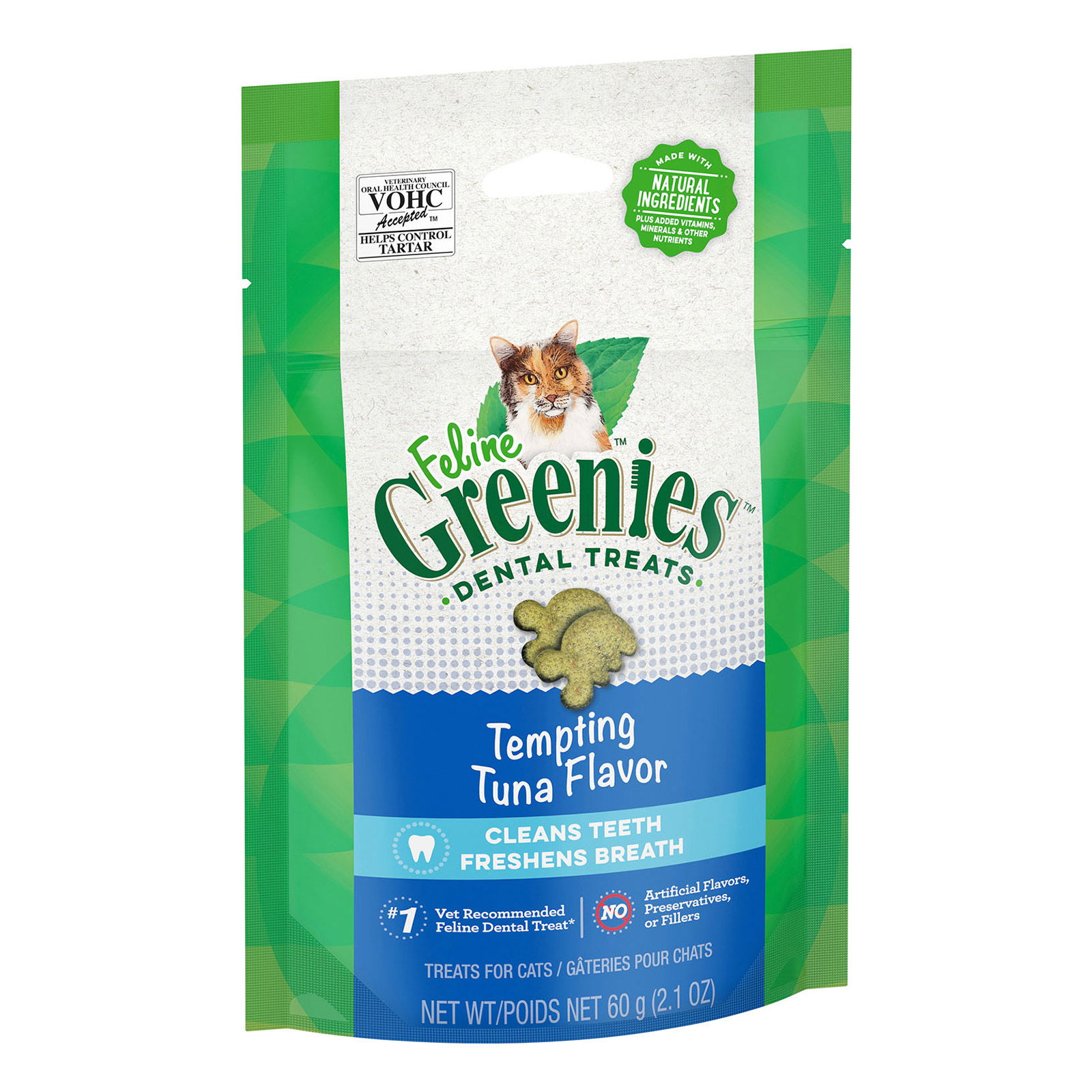 Greenies Feline Tempting Tuna Flavor Dental Cat Treats