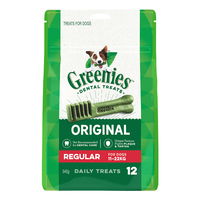 Greenies Original Dental Dog Treats Regular 11 - 22kg