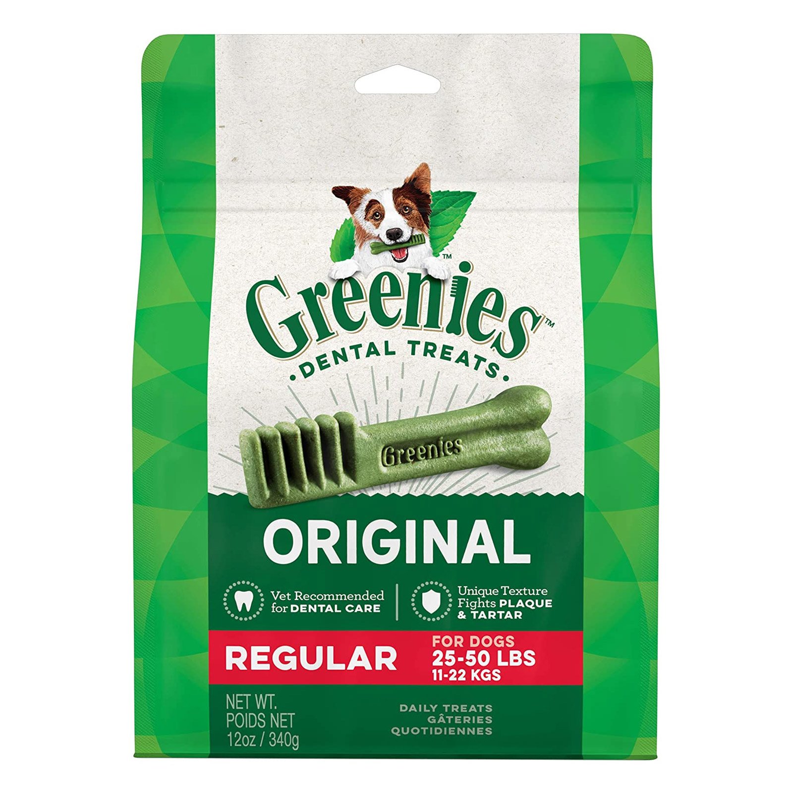 Greenies Original Dental Treats Regular For Dogs 11-22 Kg
