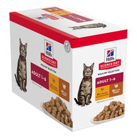 Hill's Science Diet Adult 1-6 Poultry Selection Multipack Wet Cat Food 85gm