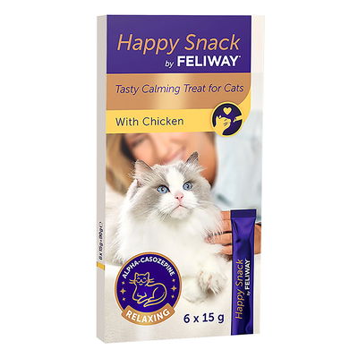 Feliway Happy Snack with Chicken Tasty Calming Cat Treat