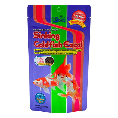 Hikari Sinking Goldfish Excel Vibrant Color Fish Food