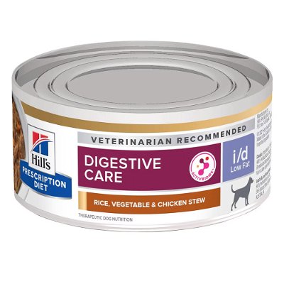 Hill's Prescription Diet i/d Low Fat Digestive Care Chicken & Vegetable Stew Canned Dog Food