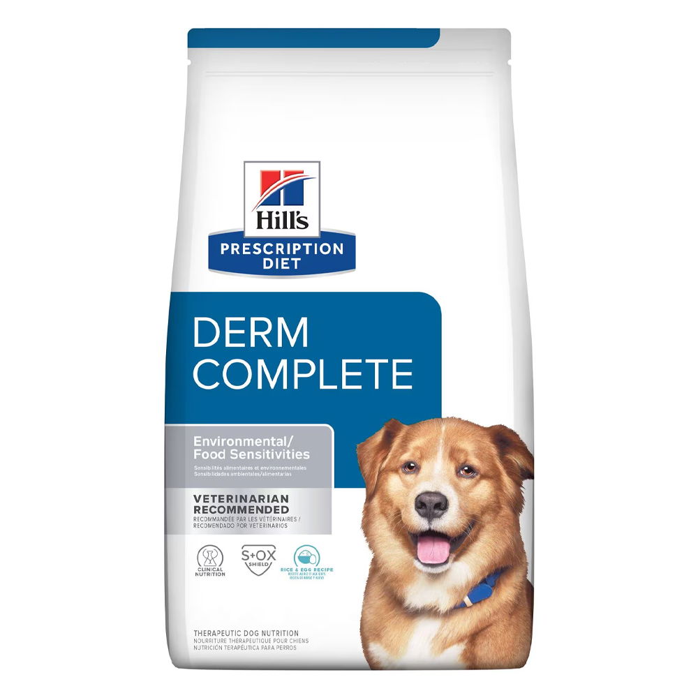 Hill's Prescription Diet Derm Complete Environmental/Food Sensitivities Rice & Egg Recipe Dry Dog Food