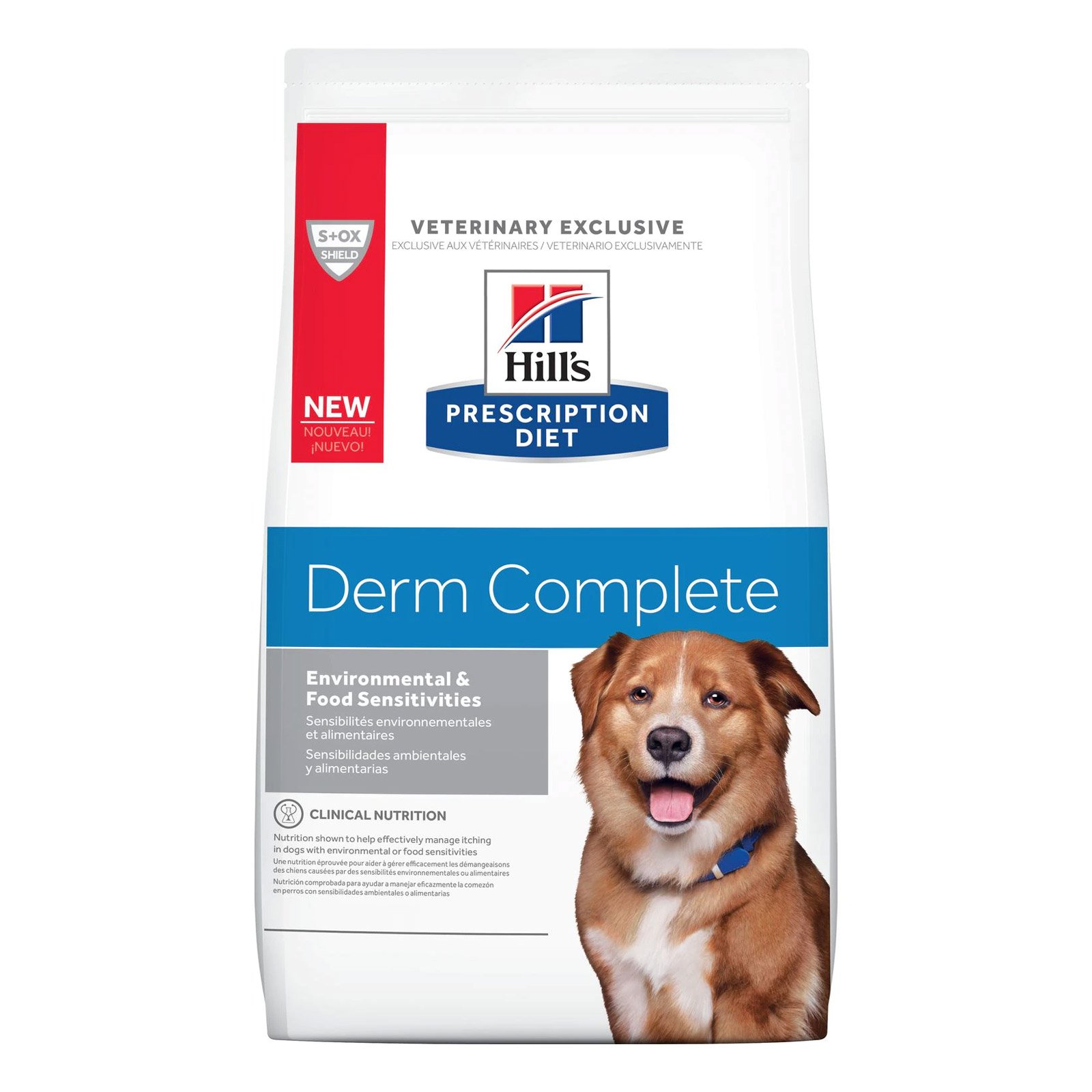 Hill's Prescription Diet Derm Complete Dry Dog Food 