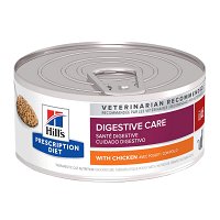 Hill's Prescription Diet i/d Digestive Care Canned Cat Food 82 gm NEW chicken & vegetable stew flavour
