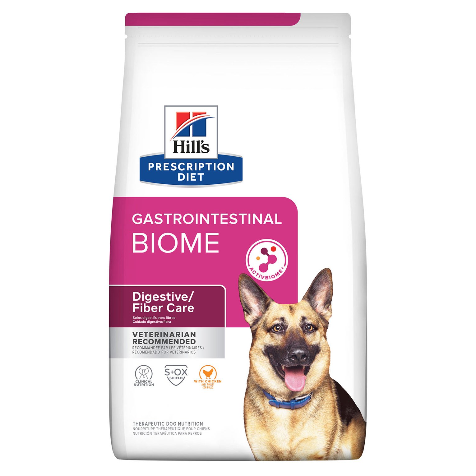 Hill's Prescription Diet Gastrointestinal Biome Digestive Fibre Care with Chicken Dry Dog Food