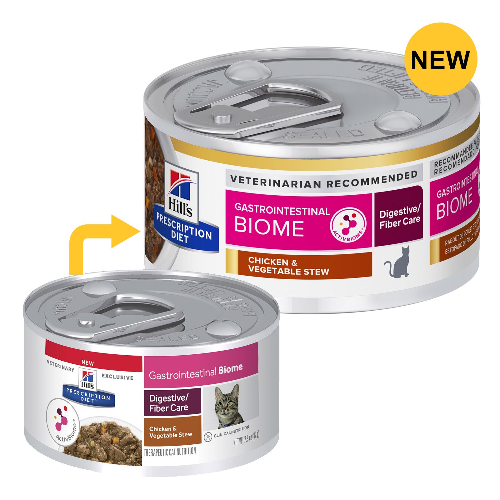 Hill's Prescription Diet Gastrointestinal Biome Wet Cat Food 82 Gms * 24