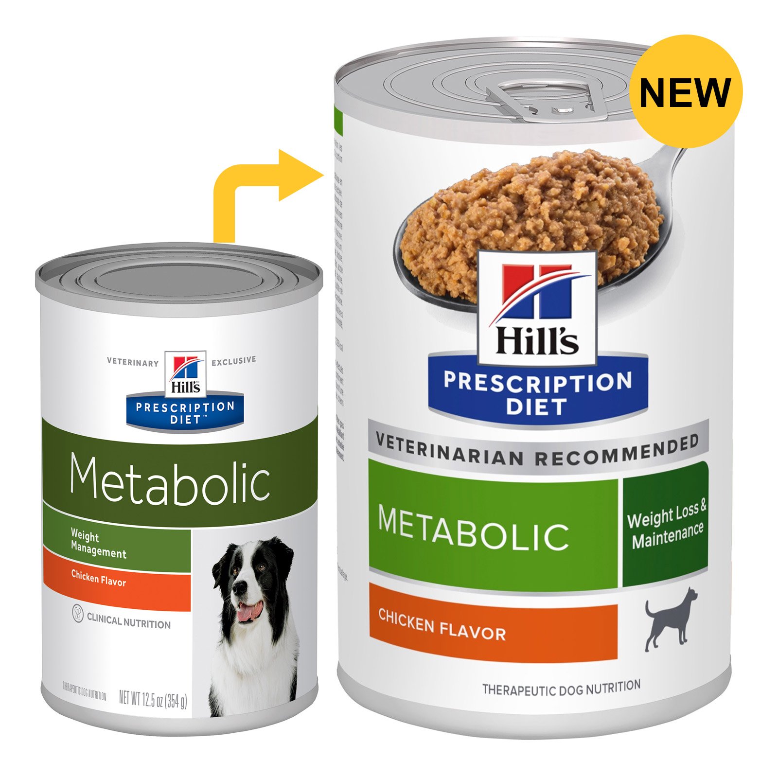 Hill's Prescription Diet Metabolic Weight Management with Chicken Canned Dog Food 370 Gm