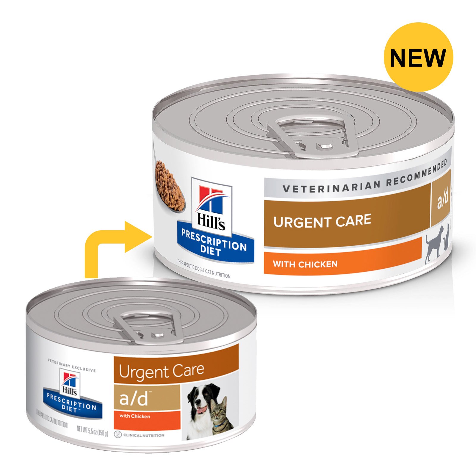 Hill's Prescription Diet a/d Urgent Care Feline Canned Dog Food 156 Gm