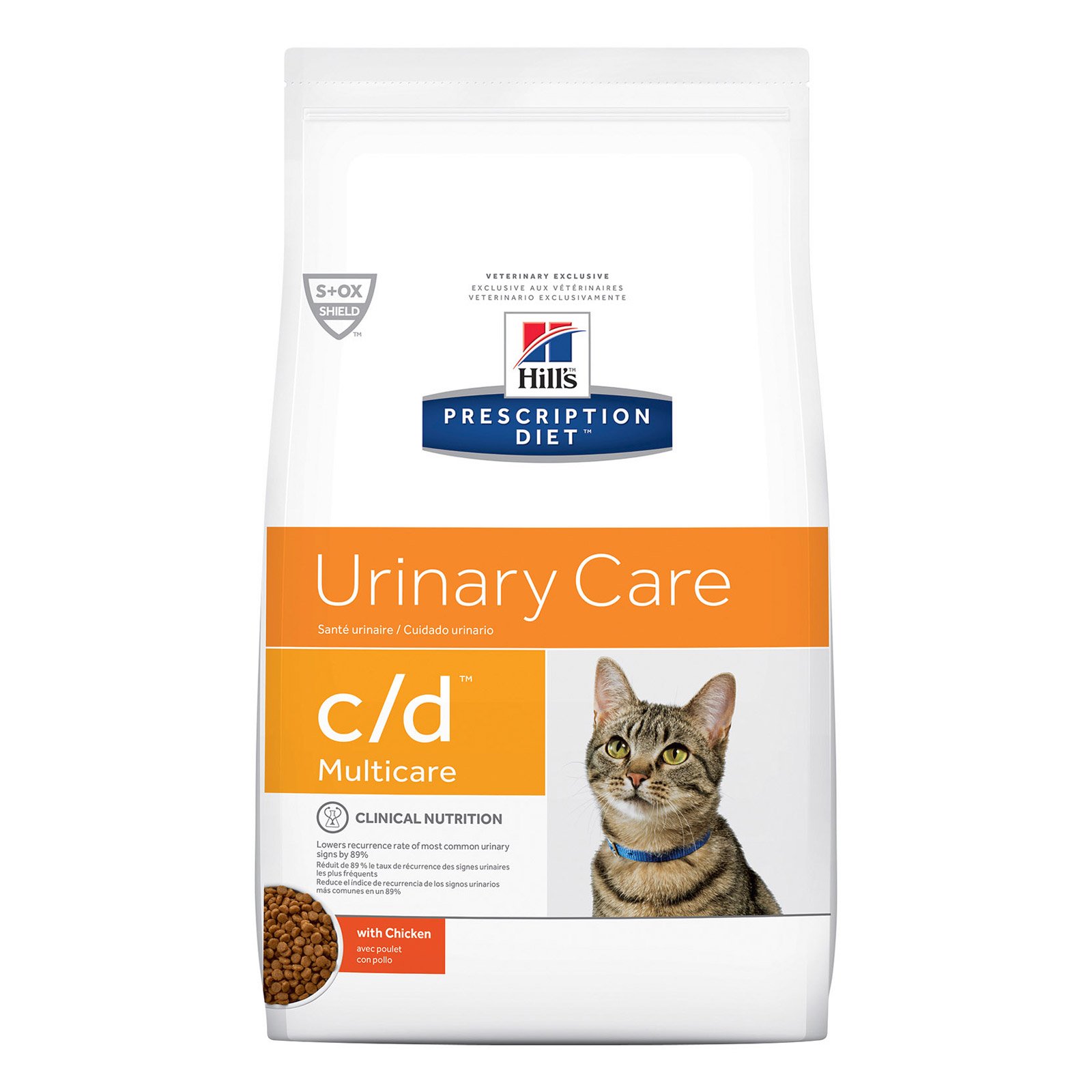 Hill's Prescription Diet C/D Multicare Urinary Care With Chicken Dry Cat Food  6 Kg