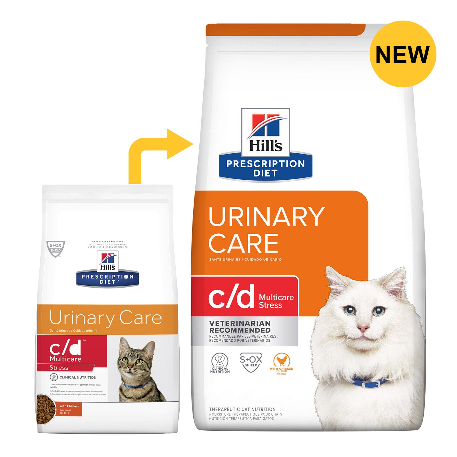 Hill's Prescription Diet c/d Multicare Stress Urinary Care Dry Cat Food 